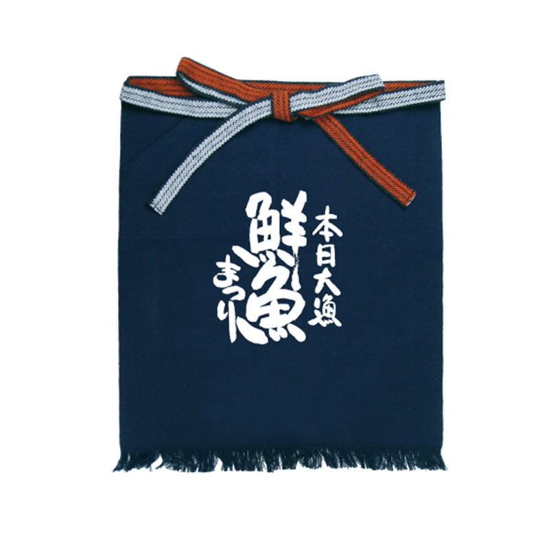P・O・Pプロダクツ メッセージ帆前掛け 短タイプ 8724 鮮魚まつり 1枚(ご注文単位1枚)【直送品】