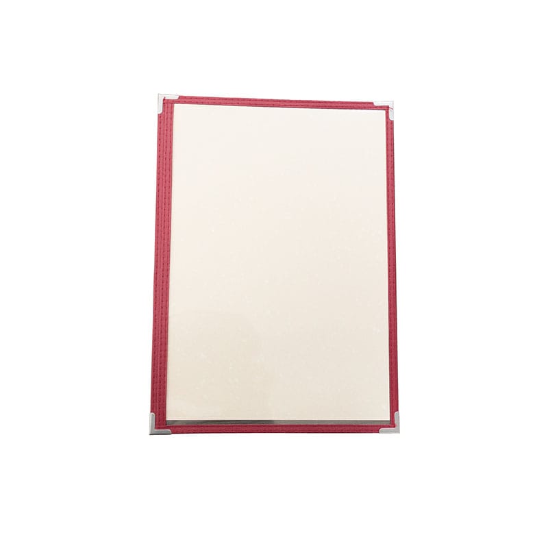 P・O・Pプロダクツ メニューブック A4　2P 8918　ABW-17　赤 1冊（ご注文単位1冊）【直送品】