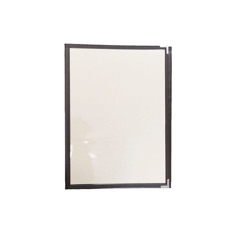 P・O・Pプロダクツ メニューブック A4　三つ折り　6P 8927　ABW-8　茶 1冊（ご注文単位1冊）【直送品】