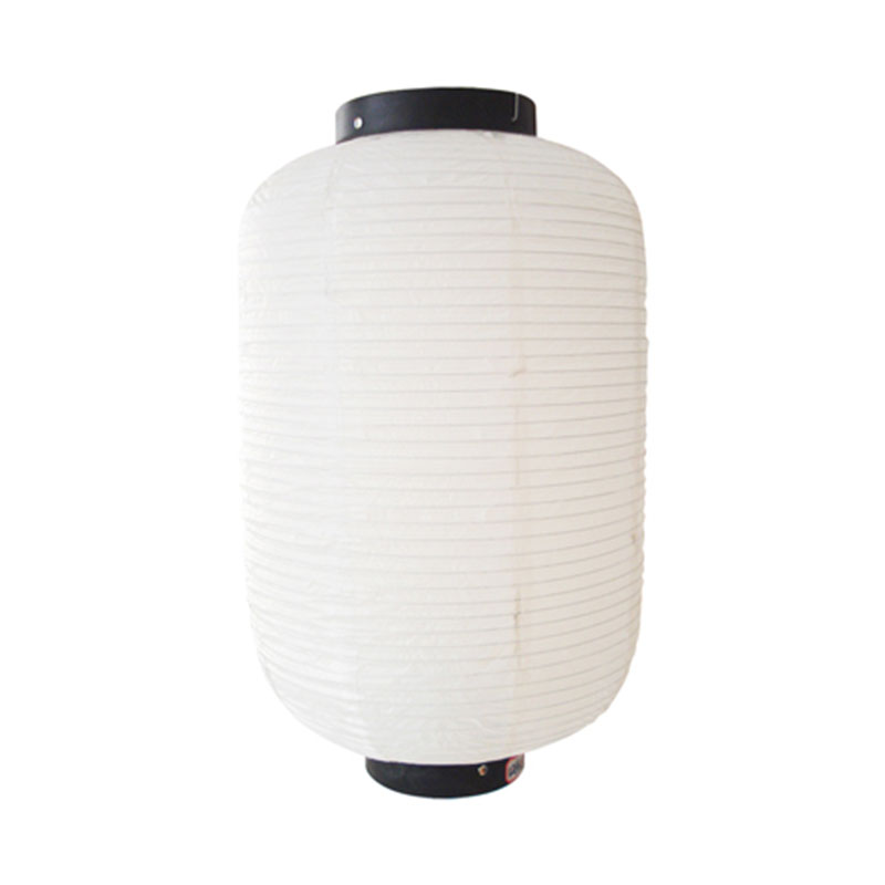 P・O・Pプロダクツ 12号長提灯  9119　無地提灯　白無地 1個（ご注文単位1個）【直送品】