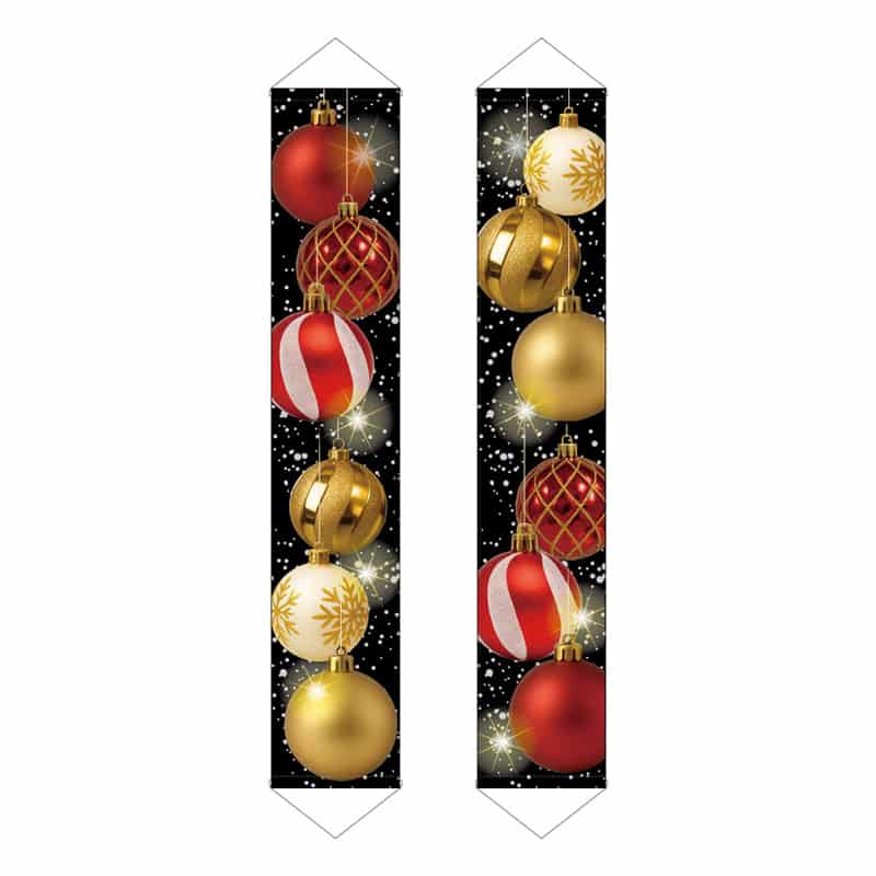 P・O・Pプロダクツ ドアバナー クリスマスオーナメント 玉飾り 19238 1枚（ご注文単位1枚）【直送品】