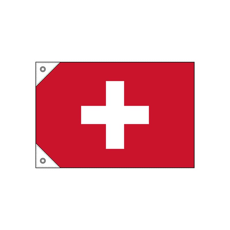 P・O・Pプロダクツ 国旗　販促用 ミニ 23664　スイス 1枚（ご注文単位1枚）【直送品】