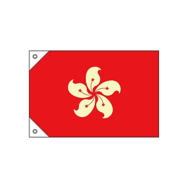 P・O・Pプロダクツ 国旗　販促用 ミニ 23697　香港 1枚（ご注文単位1枚）【直送品】