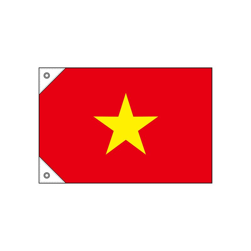 P・O・Pプロダクツ 国旗　販促用 ミニ 23709　ベトナム 1枚（ご注文単位1枚）【直送品】