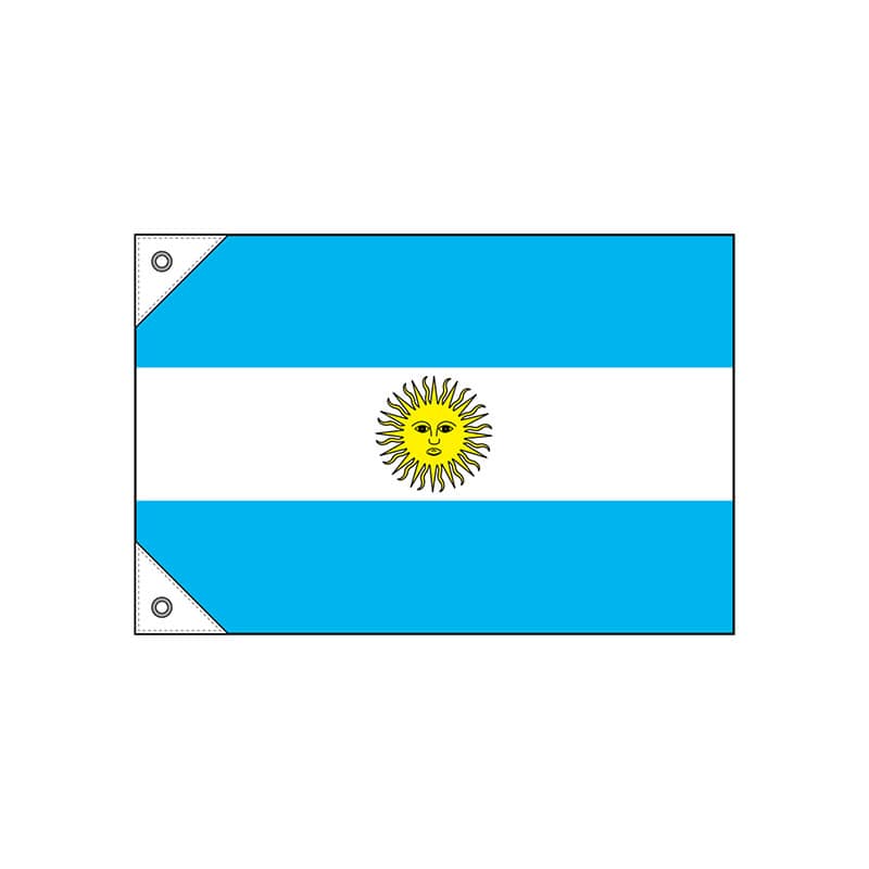 P・O・Pプロダクツ 国旗　販促用 ミニ 23733　アルゼンチン 1枚（ご注文単位1枚）【直送品】
