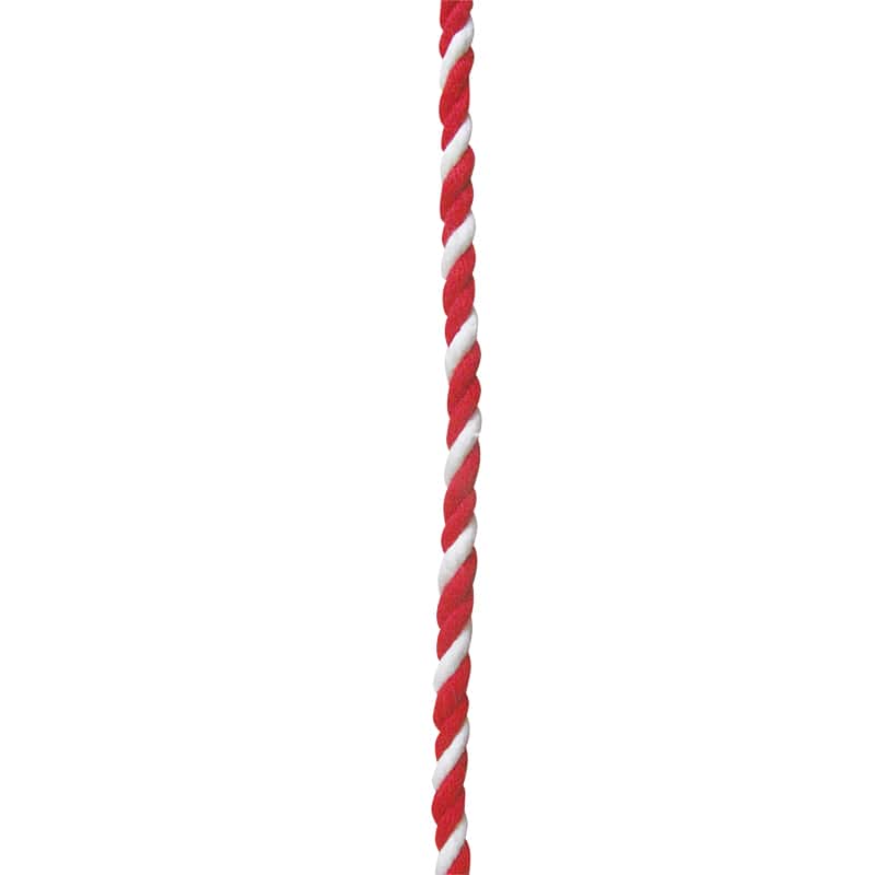 P・O・Pプロダクツ 紅白幕用紐 6mm径 3間用 6.4m No.23950 1個（ご注文単位1個）【直送品】