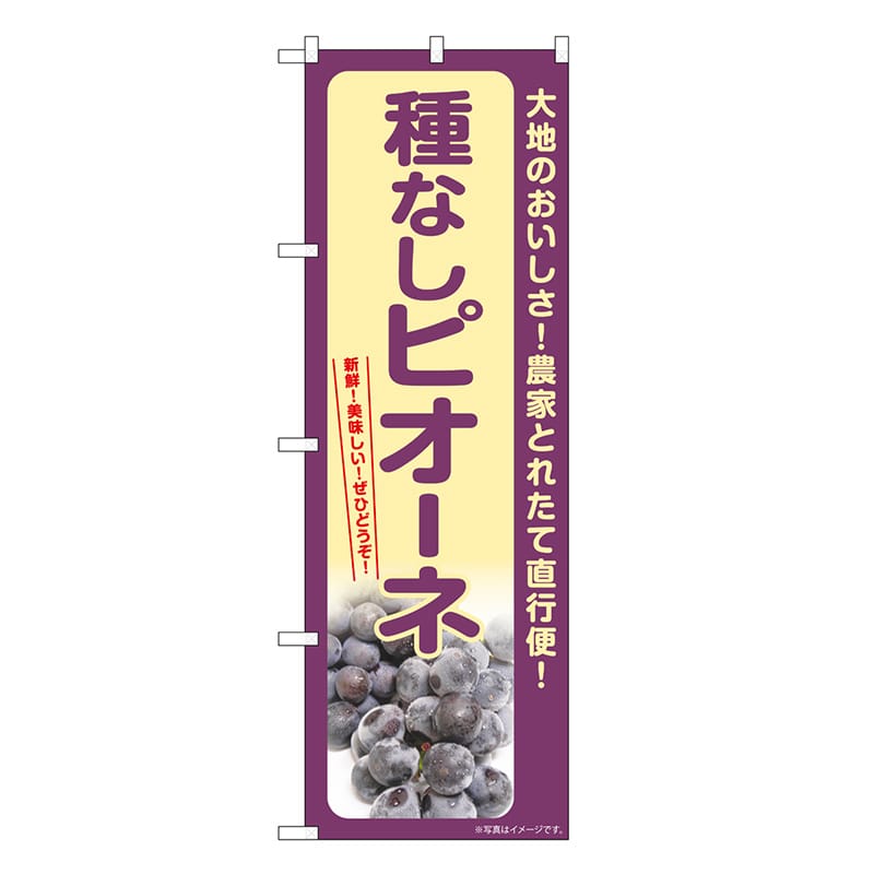 P・O・Pプロダクツ のぼり 種なしピオーネ SNB-7181 1枚（ご注文単位1枚）【直送品】