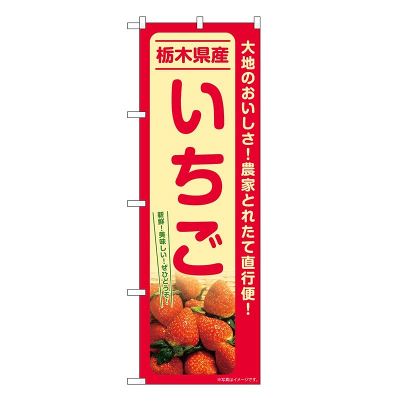 P・O・Pプロダクツ のぼり いちご 栃木県産 SNB-7210 1枚（ご注文単位1枚）【直送品】