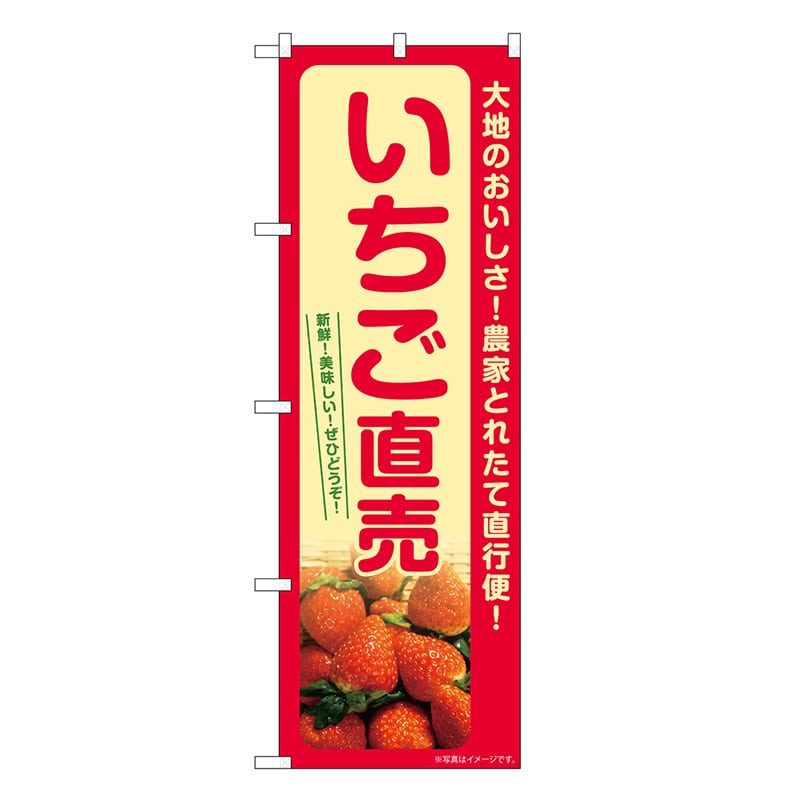 P・O・Pプロダクツ のぼり いちご直売 SNB-7212 1枚（ご注文単位1枚）【直送品】