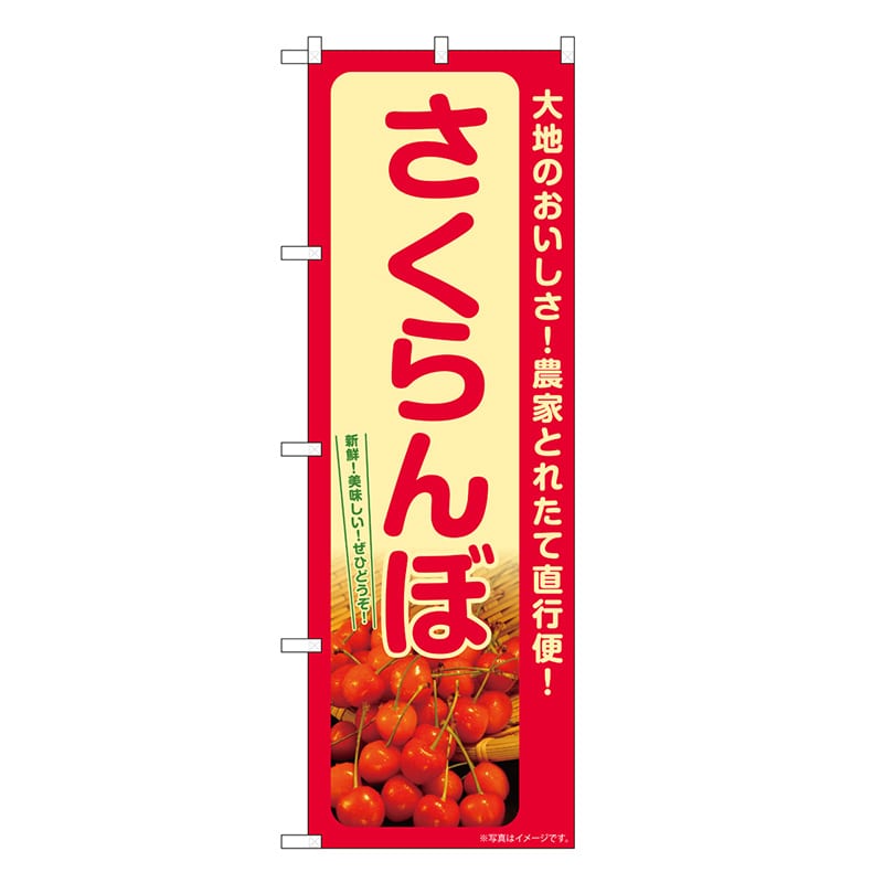 P・O・Pプロダクツ のぼり さくらんぼ SNB-7215 1枚（ご注文単位1枚）【直送品】