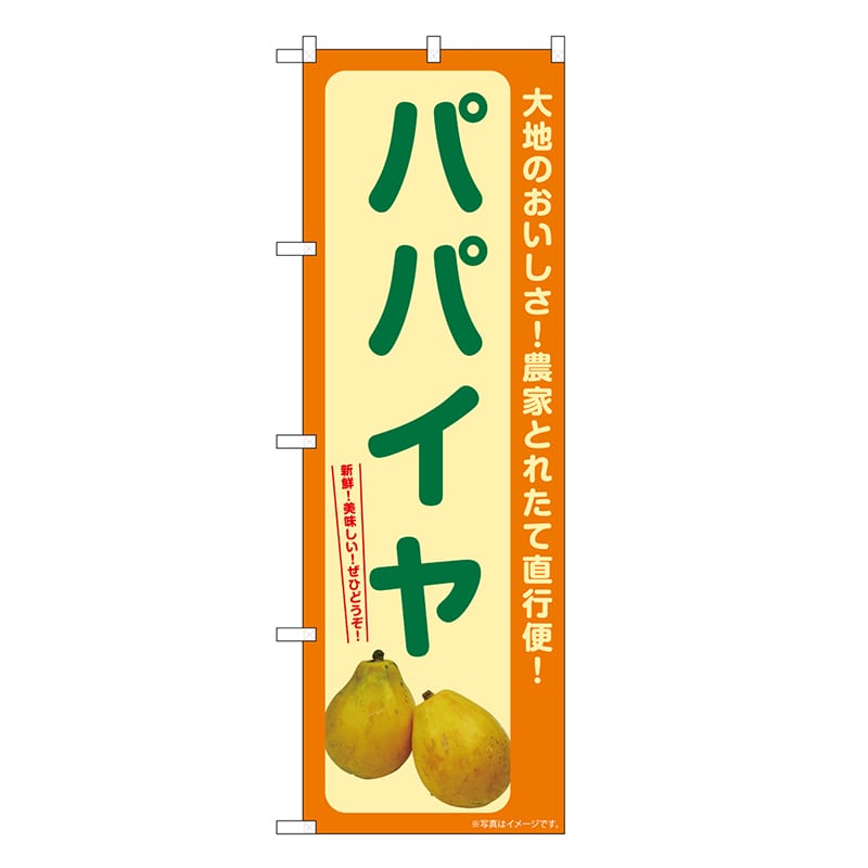 P・O・Pプロダクツ のぼり パパイヤ SNB-7258 1枚（ご注文単位1枚）【直送品】