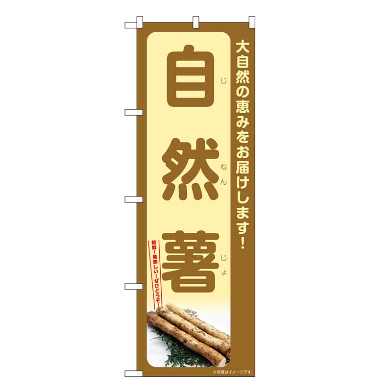 P・O・Pプロダクツ のぼり 自然薯 SNB-7278 1枚（ご注文単位1枚）【直送品】