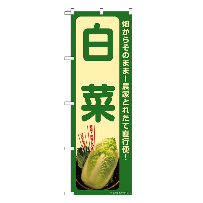 P・O・Pプロダクツ のぼり 白菜 SNBー7305 1枚（ご注文単位1枚）【直送品】