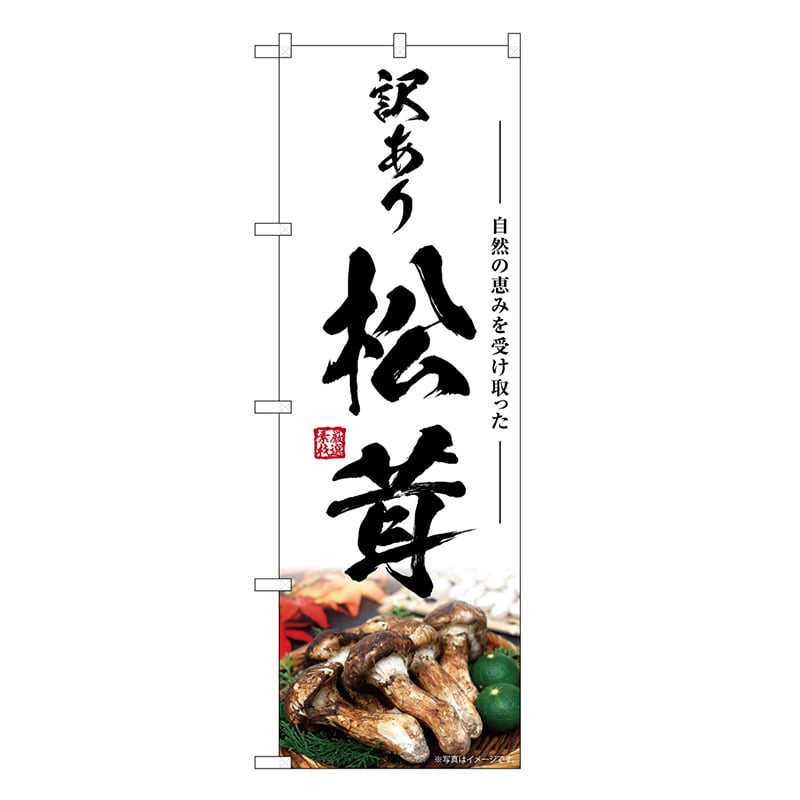 P・O・Pプロダクツ のぼり 松茸 訳あり SNB-7431 1枚（ご注文単位1枚）【直送品】