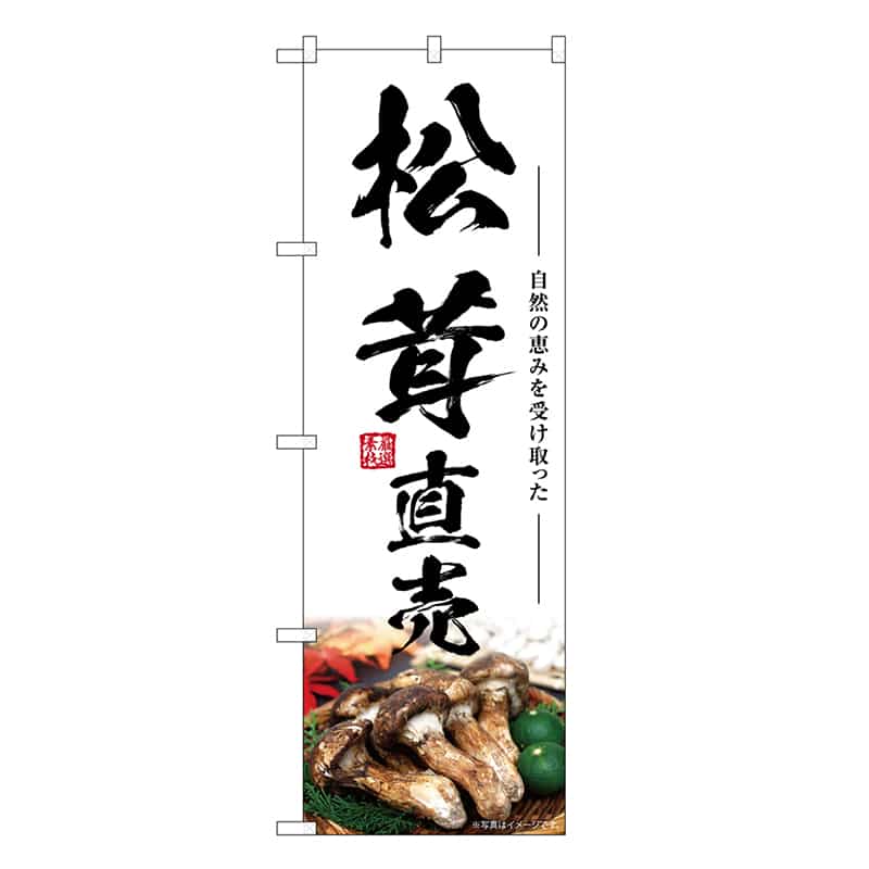 P・O・Pプロダクツ のぼり 松茸直売 SNB-7435 1枚（ご注文単位1枚）【直送品】