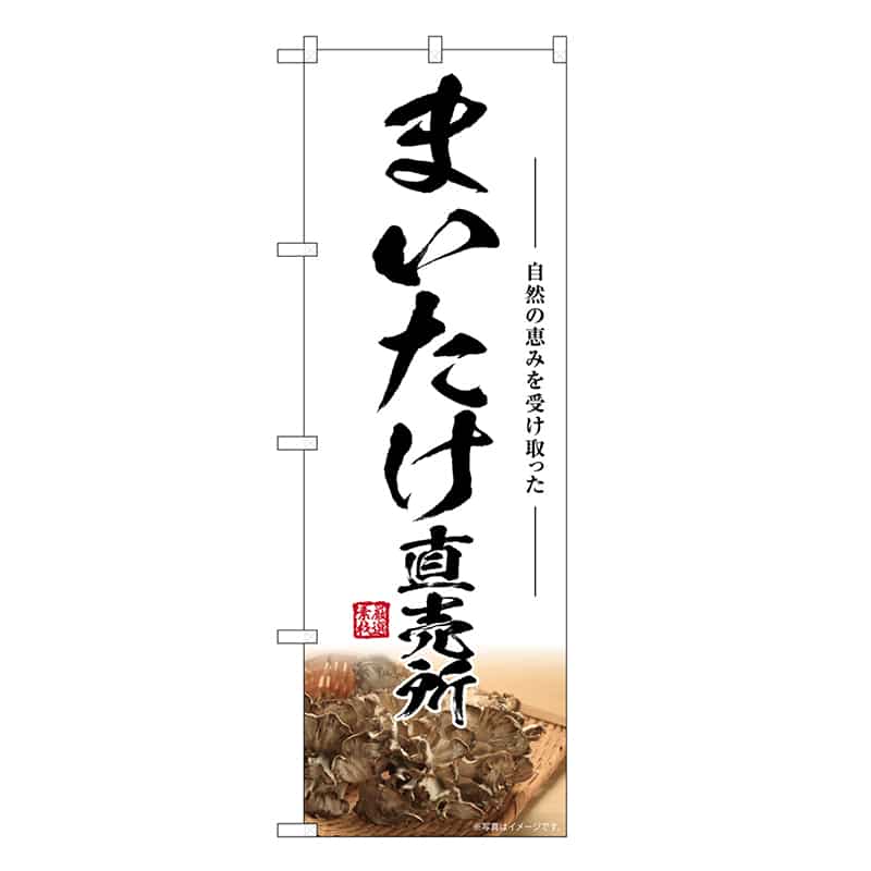 P・O・Pプロダクツ のぼり まいたけ直売所 SNB-7448 1枚（ご注文単位1枚）【直送品】