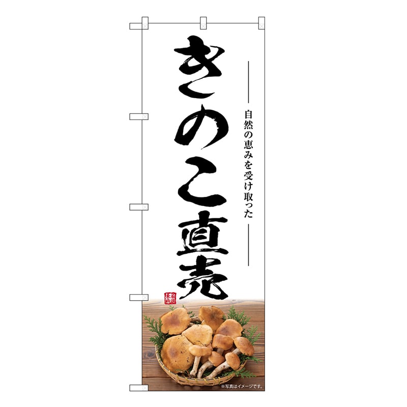 P・O・Pプロダクツ のぼり きのこ直売 SNB-7482 1枚（ご注文単位1枚）【直送品】