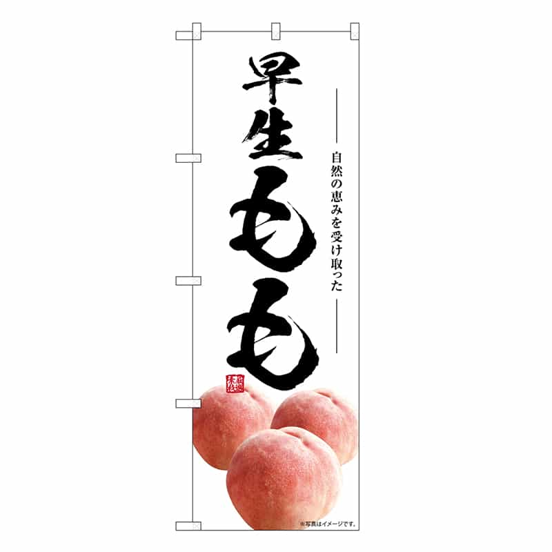 P・O・Pプロダクツ のぼり 早生もも SNB-7584 1枚（ご注文単位1枚）【直送品】