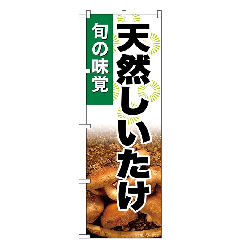P・O・Pプロダクツ のぼり 天然しいたけ SNB-7609 1枚（ご注文単位1枚）【直送品】