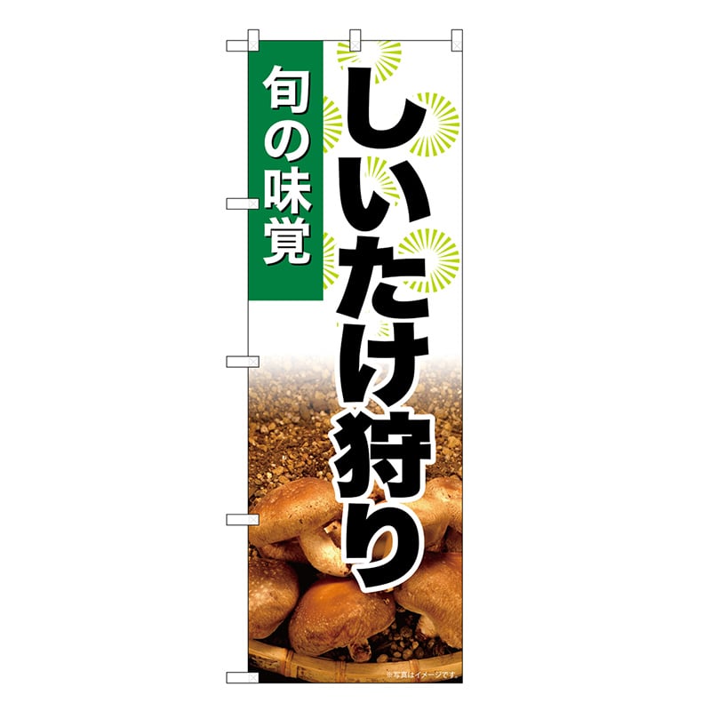 P・O・Pプロダクツ のぼり しいたけ狩り SNB-7610 1枚（ご注文単位1枚）【直送品】