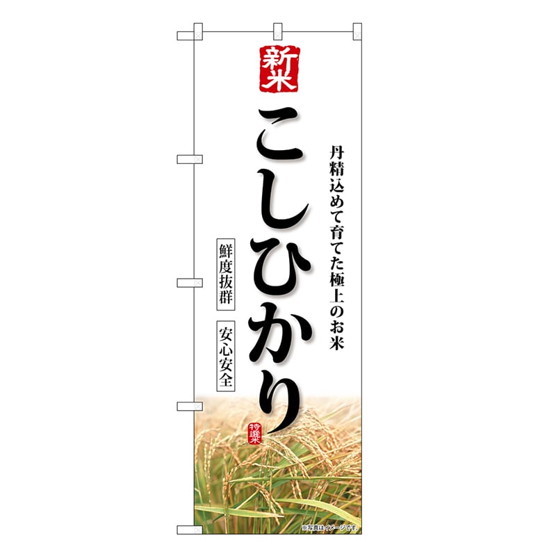 P・O・Pプロダクツ のぼり 新米 こしひかり SNB-8232 1枚（ご注文単位1枚）【直送品】