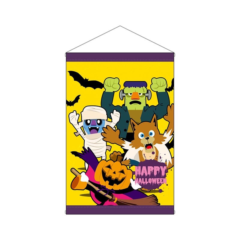 P・O・Pプロダクツ 店内タペストリー　ノーマル  40136　HAPPYHALLOWEEN 1枚（ご注文単位1枚）【直送品】