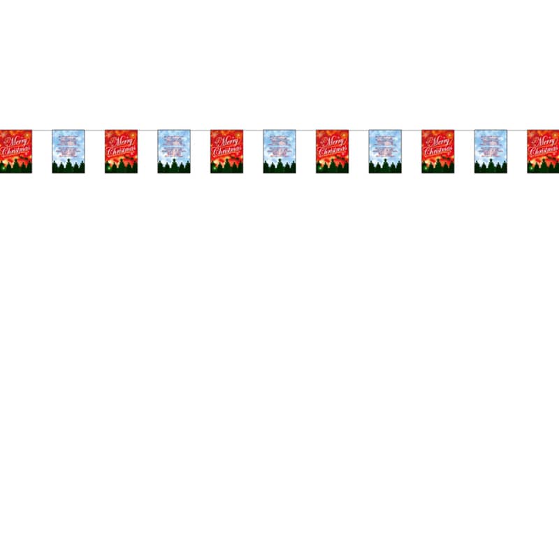 P・O・Pプロダクツ 連続旗　11連  40184　Christmasキラキラ 1枚（ご注文単位1枚）【直送品】