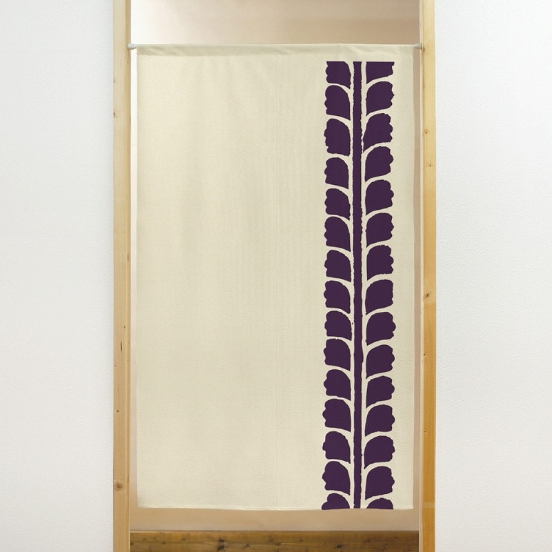 P・O・Pプロダクツ 市松レースのれん 41867 ふじ 1枚(ご注文単位1枚)【直送品】