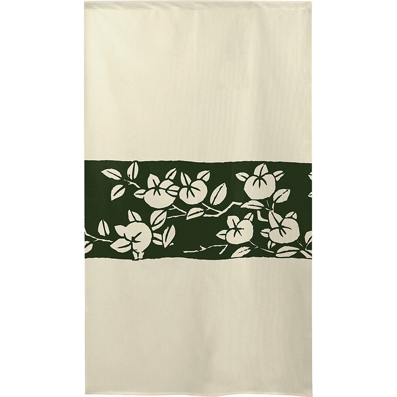 P・O・Pプロダクツ 市松レースのれん 41873 たちばな 緑 1枚(ご注文単位1枚)【直送品】