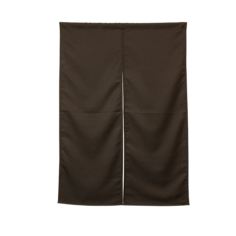 P・O・Pプロダクツ 防炎半間のれん  42084　ダークブラウン 1枚（ご注文単位1枚）【直送品】