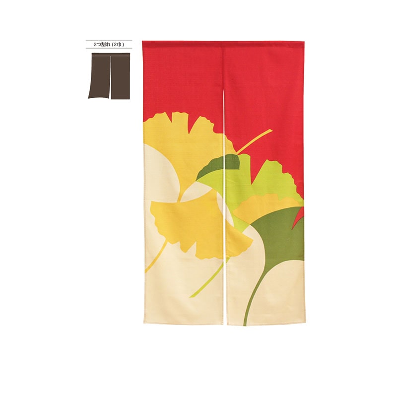 P・O・Pプロダクツ 定番のれん　ニューバッキンガム  42234　銀杏 1枚（ご注文単位1枚）【直送品】