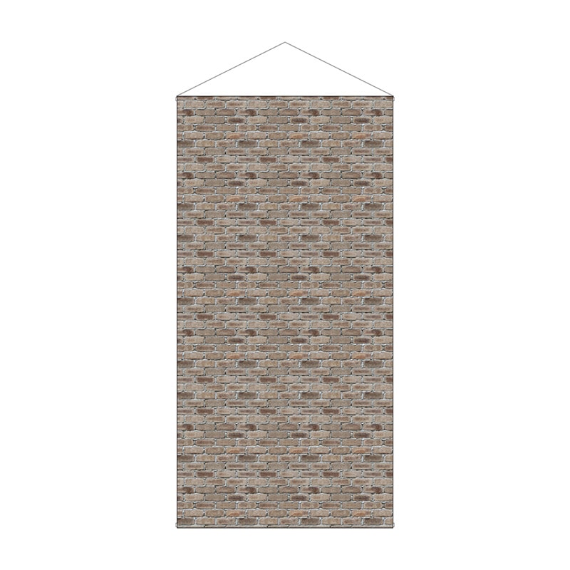 P・O・Pプロダクツ 防炎タペストリー 42690 白レンガ 1枚(ご注文単位1枚)【直送品】