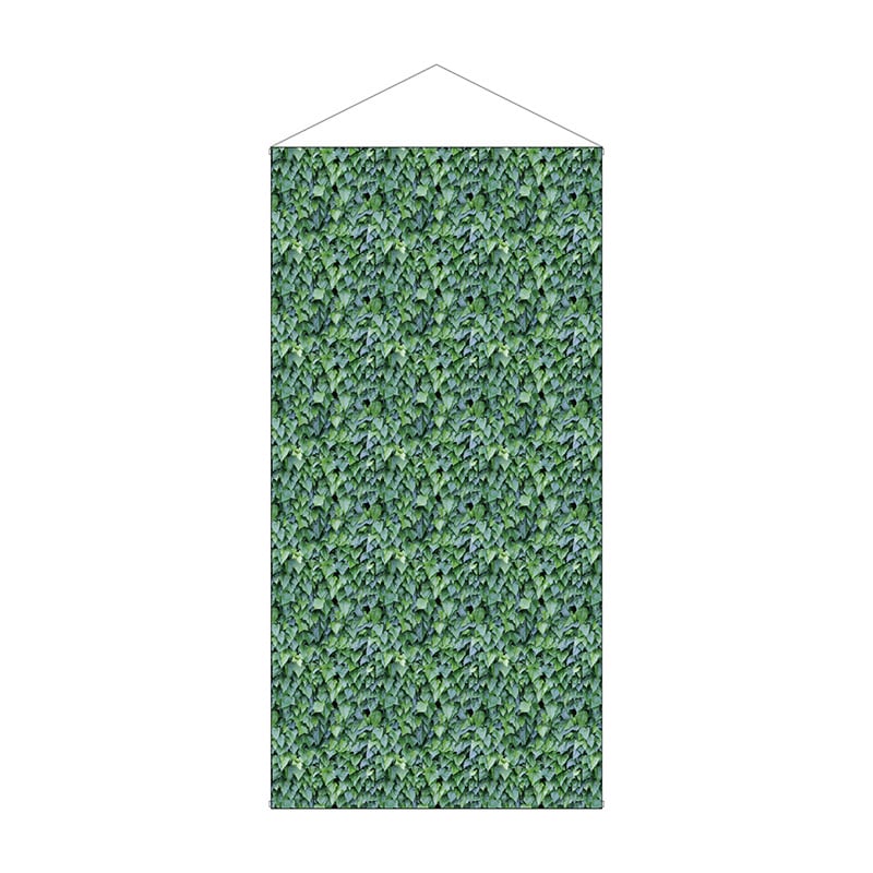 P・O・Pプロダクツ 防炎タペストリー 42695 ツタ4(緑と濃い緑) 1枚(ご注文単位1枚)【直送品】