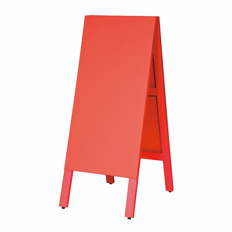 P・O・Pプロダクツ 多目的A型ボード　チョークタイプ  42752　赤 1台（ご注文単位1台）【直送品】