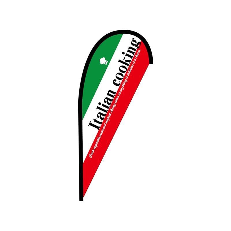 P・O・Pプロダクツ Pバナー並 43378 Italian cooking 1枚(ご注文単位1枚)【直送品】