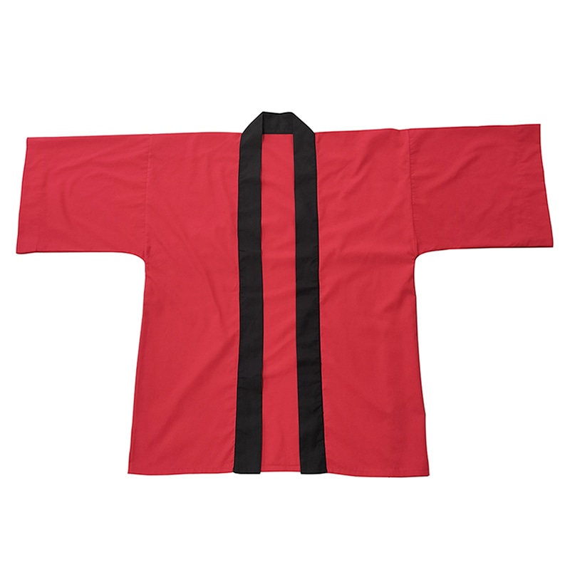 P・O・Pプロダクツ 無地ハッピ レッド 44248 1枚（ご注文単位1枚）【直送品】