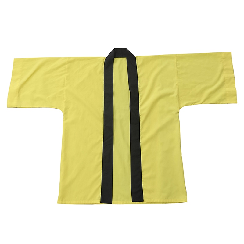 P・O・Pプロダクツ 無地ハッピ イエロー 44251 1枚（ご注文単位1枚）【直送品】