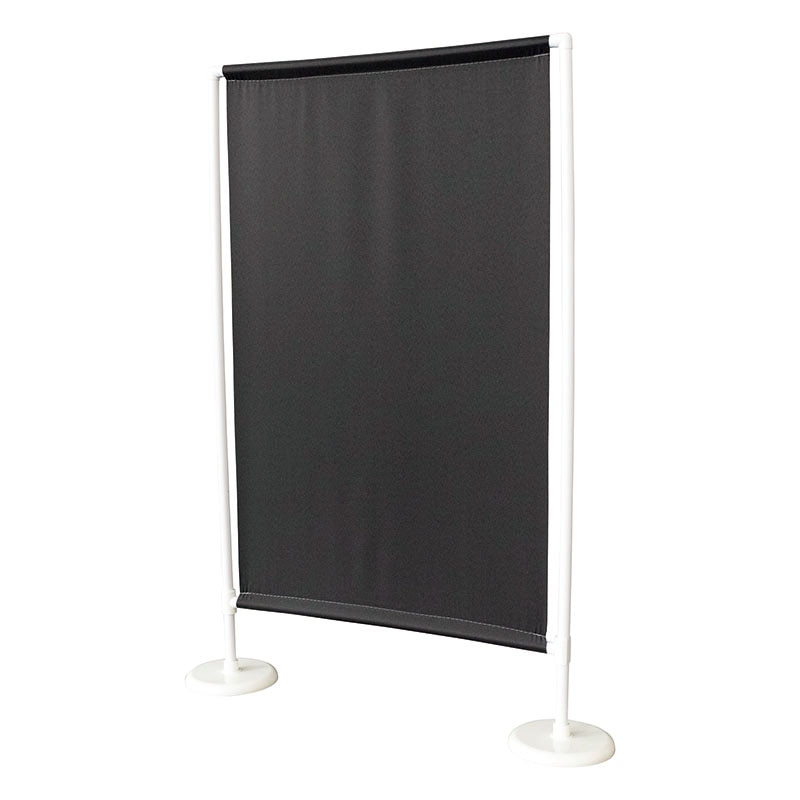 P・O・Pプロダクツ 飛沫防止卓上パーテーション 44340 ブラック 1セット(ご注文単位1枚)【直送品】