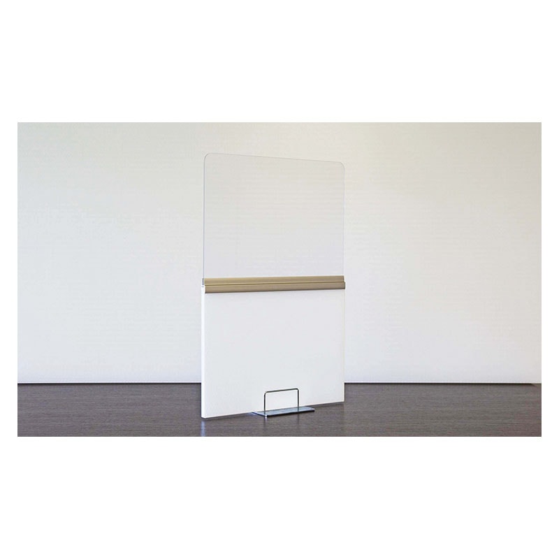 P・O・Pプロダクツ 卓上パーテーション　クリアハーフ W400 44346 1個（ご注文単位1枚）【直送品】