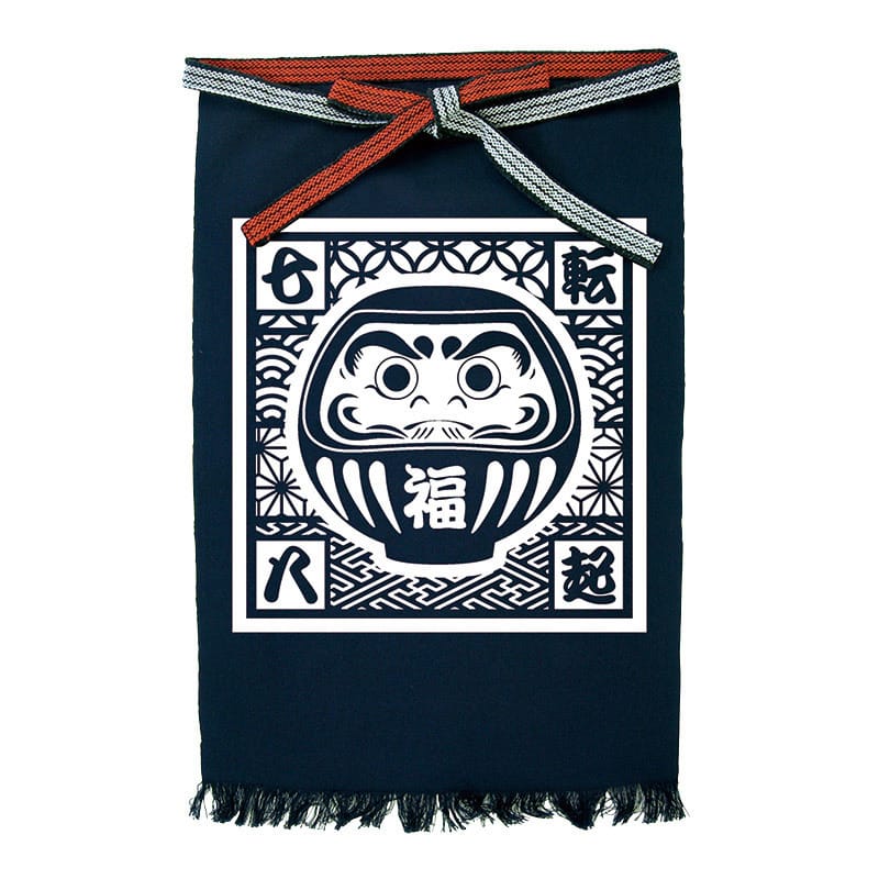 P・O・Pプロダクツ 帆前掛け 長タイプ だるま 和模様 52786 1枚（ご注文単位1枚）【直送品】