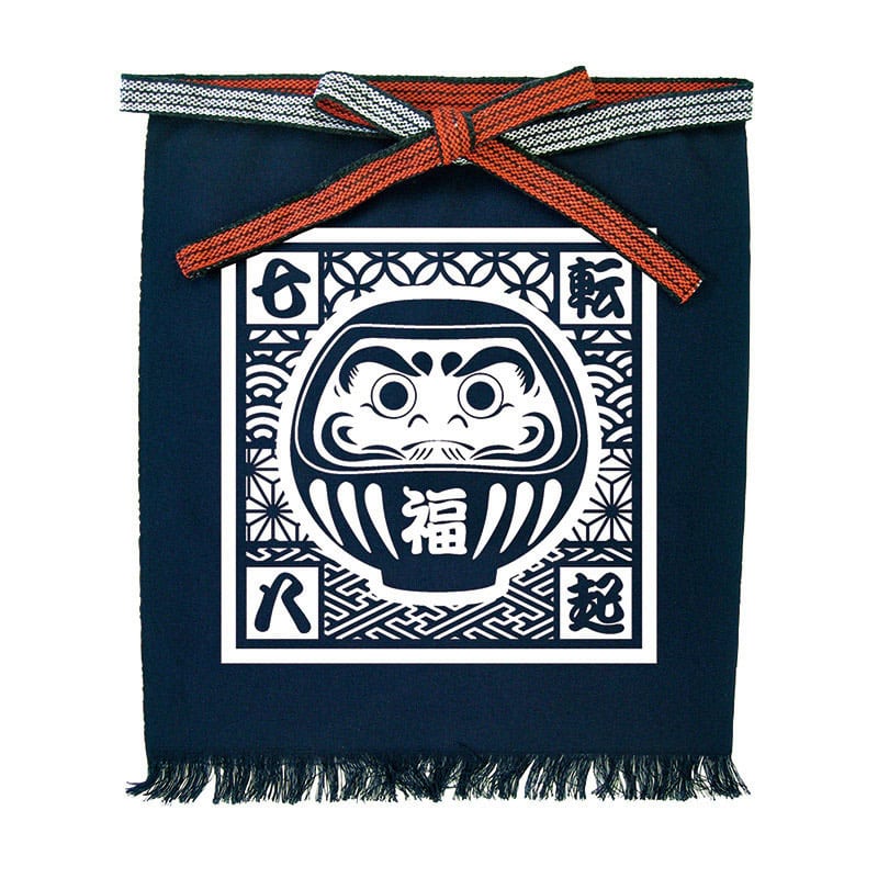 P・O・Pプロダクツ 帆前掛け 短タイプ だるま 和模様 52787 1枚（ご注文単位1枚）【直送品】