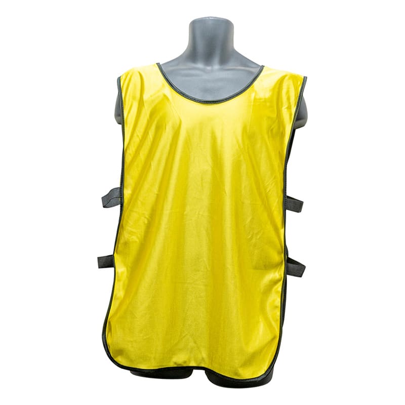 P・O・Pプロダクツ ビブス 無地 黄 フリーサイズ 56005 1枚（ご注文単位1枚）【直送品】