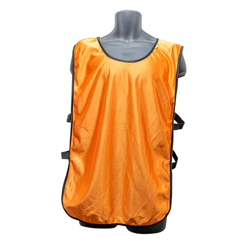 P・O・Pプロダクツ ビブス 無地 オレンジ フリーサイズ 56006 1枚（ご注文単位1枚）【直送品】