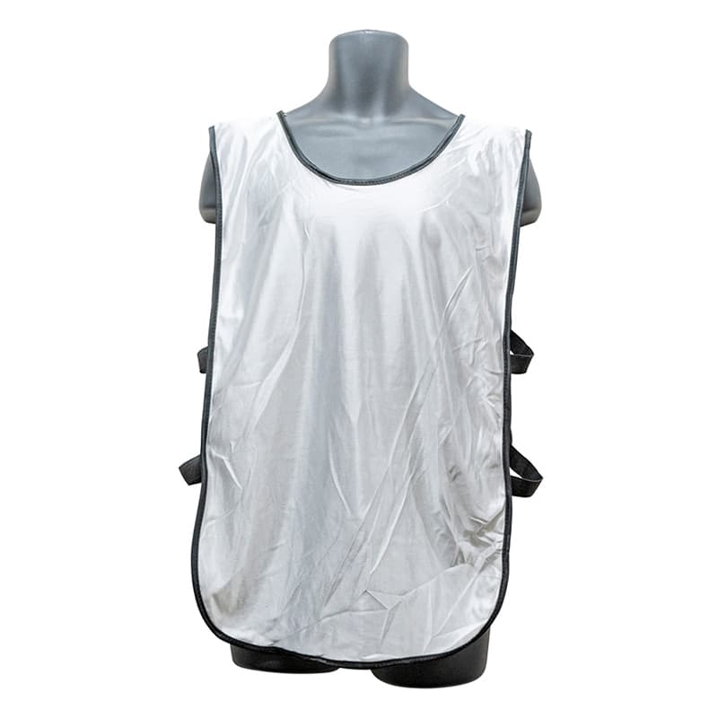 P・O・Pプロダクツ ビブス 無地 白 フリーサイズ 56009 1枚（ご注文単位1枚）【直送品】