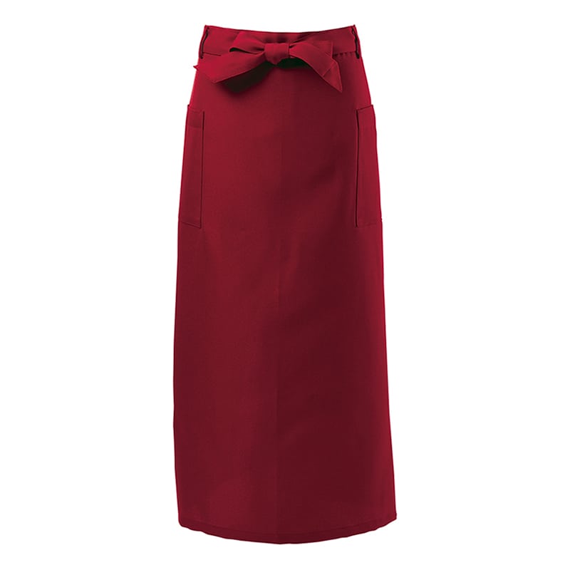 P・O・Pプロダクツ ロングエプロン ワイン フリーサイズ 56023 1枚（ご注文単位1枚）【直送品】