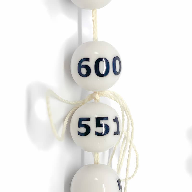P・O・Pプロダクツ ガラポン抽選器 番号入抽選球 50球 551～600 58498 1個（ご注文単位1個）【直送品】
