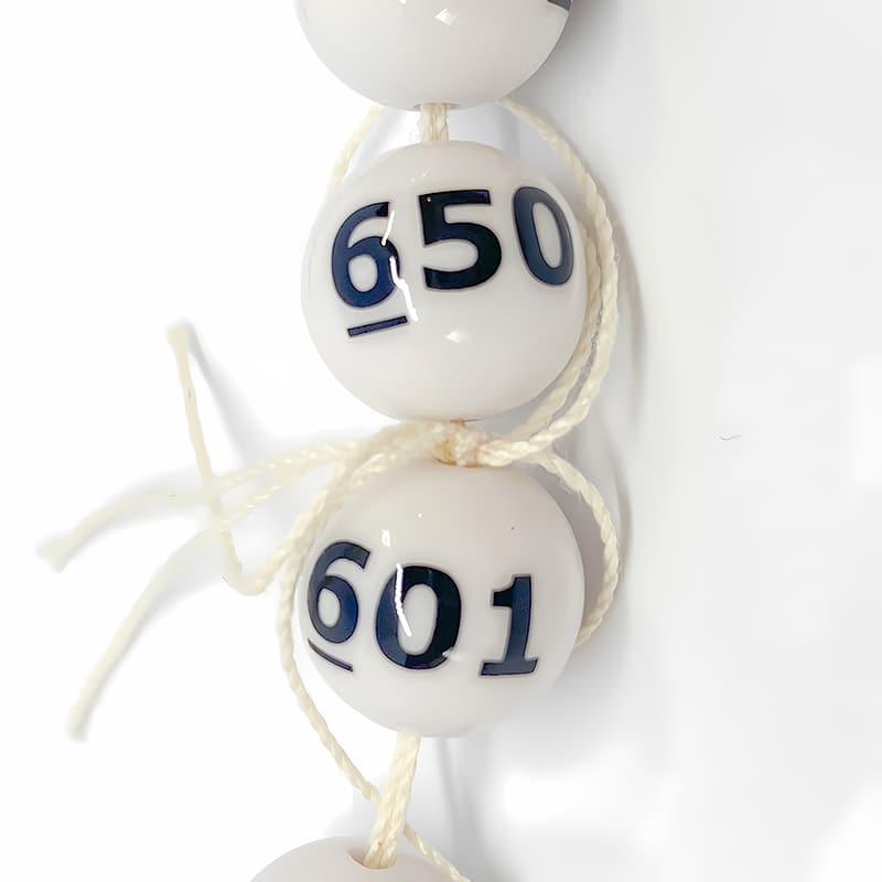 P・O・Pプロダクツ ガラポン抽選器 番号入抽選球 50球 601～650 58499 1個（ご注文単位1個）【直送品】