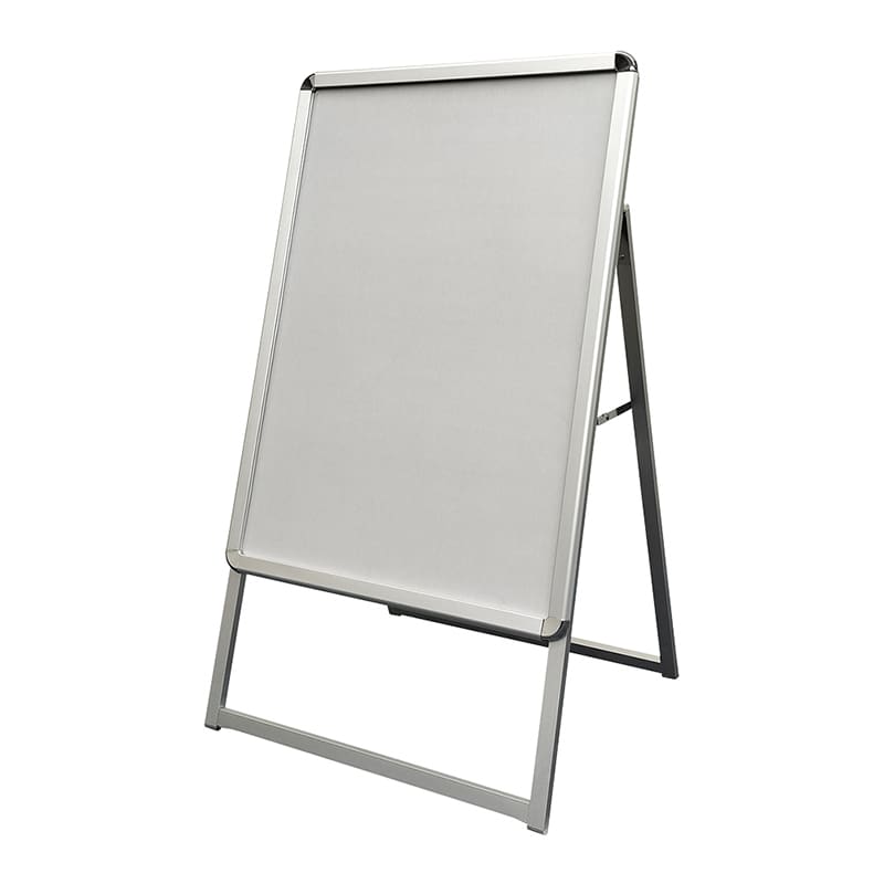 P・O・Pプロダクツ パネルスタンド A型ポスターグリップスタンド 片面 A1 シルバー 58592 1台（ご注文単位1台）【直送品】