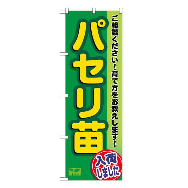 P・O・Pプロダクツ のぼり パセリ苗入荷しました 58985 1枚（ご注文単位1枚）【直送品】