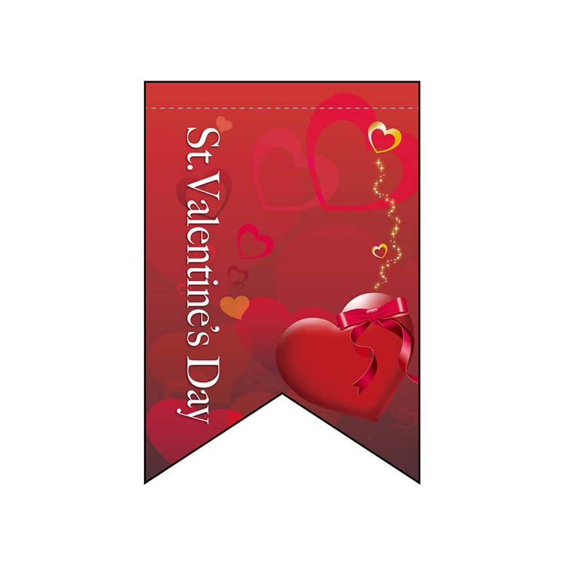 P・O・Pプロダクツ 変形タペストリー リボンカット 60964 バレンタインデー(8) 1枚(ご注文単位1枚)【直送品】